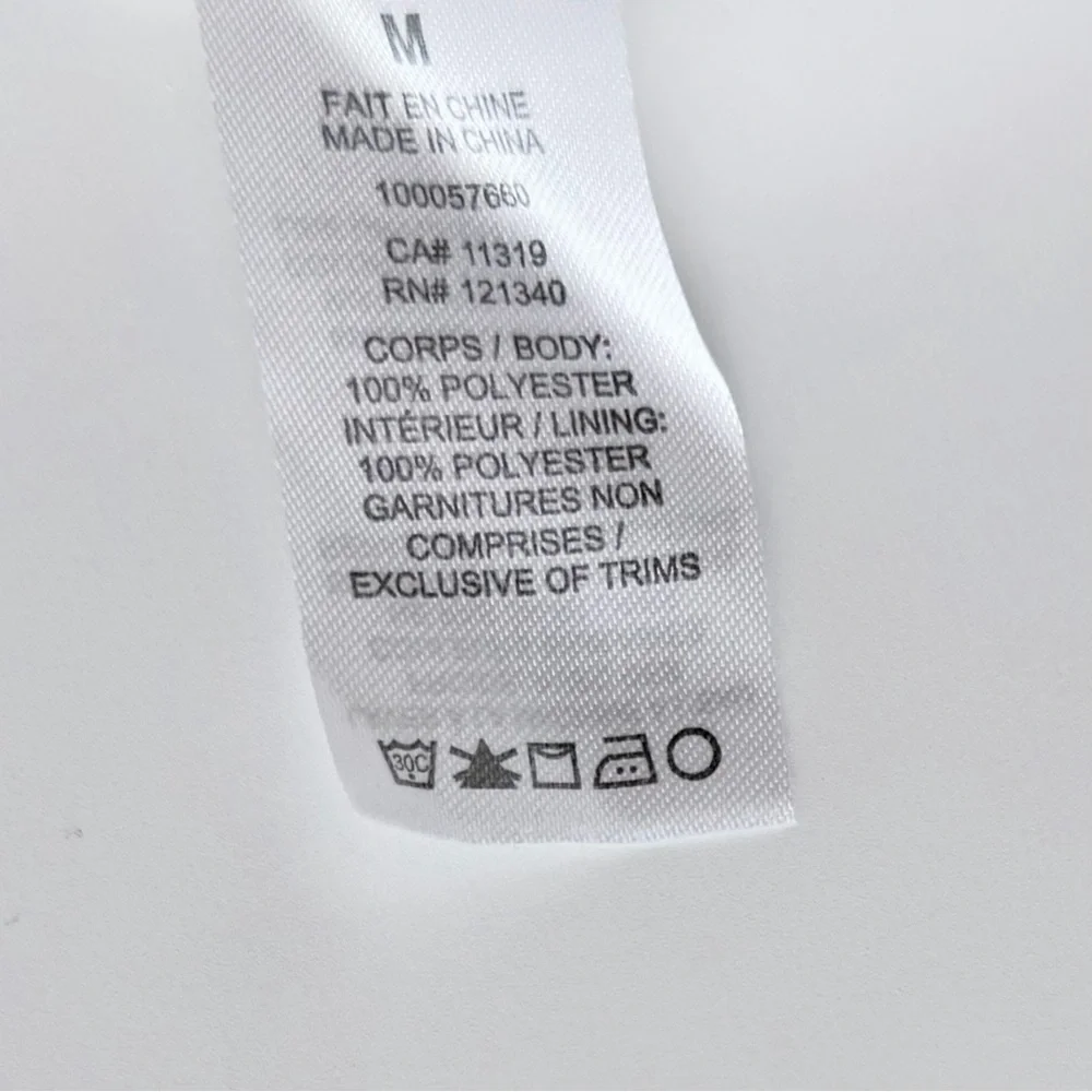 Dynamite Polka Dot Romper Belted Ruffle Mini Dress Style White Black Size M - Picture 8 of 12